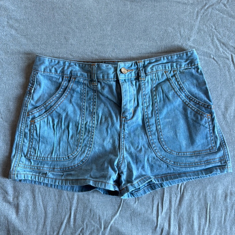 Lux Light Wash Denim Shorts size 8